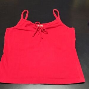 Red Women's Tank Top Sz Xl